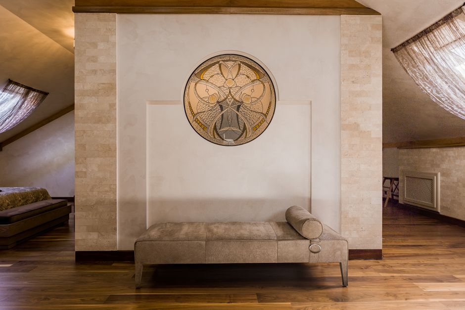 Abstracte art deco print in zwart en goud. Abstracte art deco print in zwart en goud.