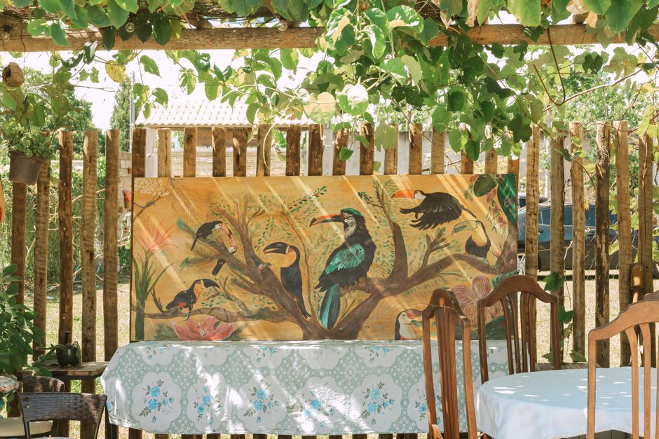 Tropische tukan print inspireert huisdecor. Tropische tukan print inspireert huisdecor.